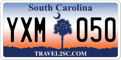 SC license plate YXM050