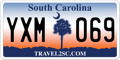 SC license plate YXM069