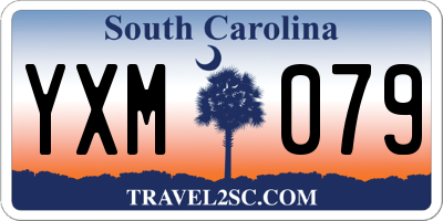 SC license plate YXM079