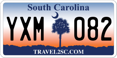 SC license plate YXM082
