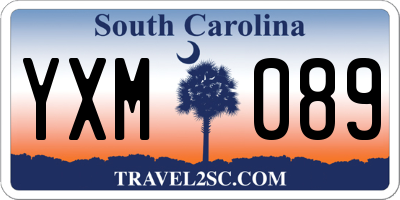 SC license plate YXM089