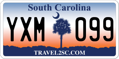 SC license plate YXM099