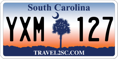 SC license plate YXM127