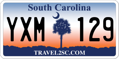 SC license plate YXM129