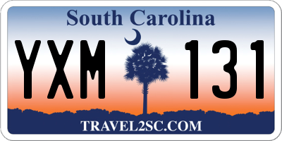 SC license plate YXM131