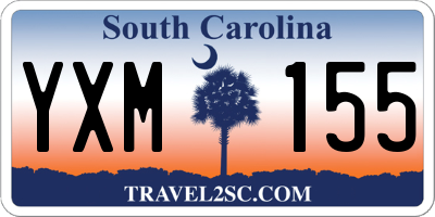 SC license plate YXM155
