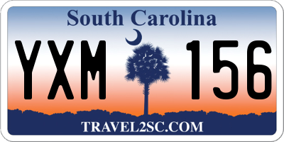 SC license plate YXM156