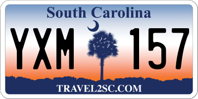 SC license plate YXM157
