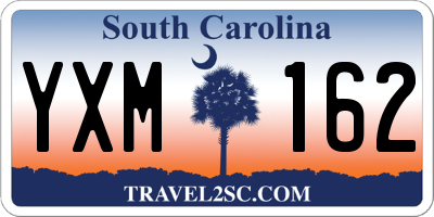SC license plate YXM162