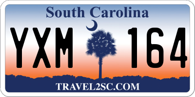 SC license plate YXM164