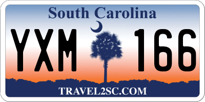SC license plate YXM166