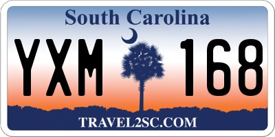 SC license plate YXM168