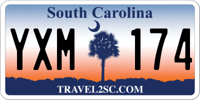 SC license plate YXM174