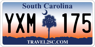 SC license plate YXM175