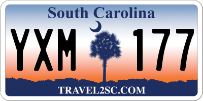 SC license plate YXM177