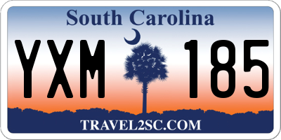 SC license plate YXM185