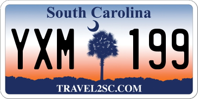 SC license plate YXM199