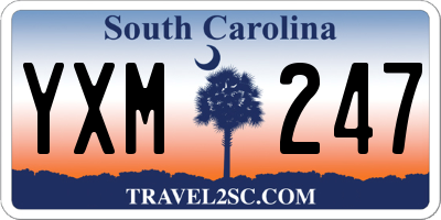 SC license plate YXM247