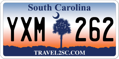 SC license plate YXM262