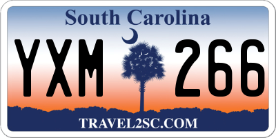 SC license plate YXM266