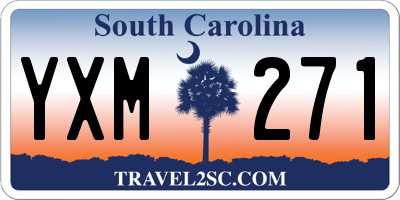 SC license plate YXM271