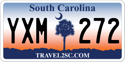 SC license plate YXM272