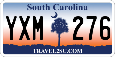 SC license plate YXM276