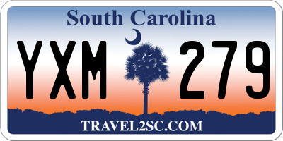 SC license plate YXM279