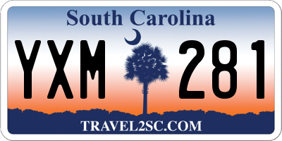 SC license plate YXM281
