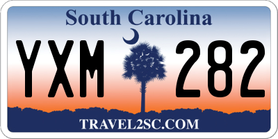 SC license plate YXM282
