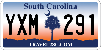 SC license plate YXM291