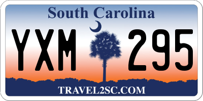 SC license plate YXM295