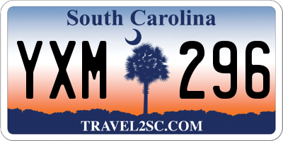 SC license plate YXM296
