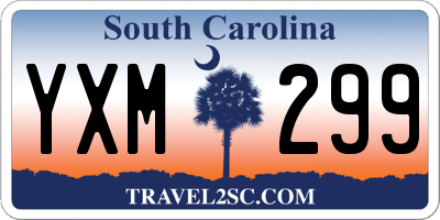 SC license plate YXM299
