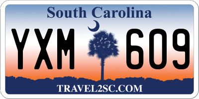 SC license plate YXM609