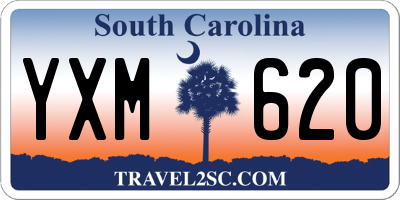 SC license plate YXM620