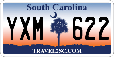 SC license plate YXM622