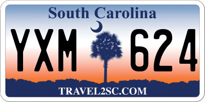 SC license plate YXM624