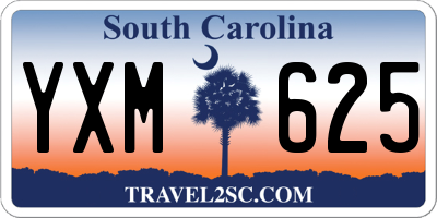 SC license plate YXM625