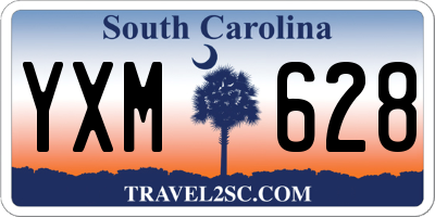 SC license plate YXM628