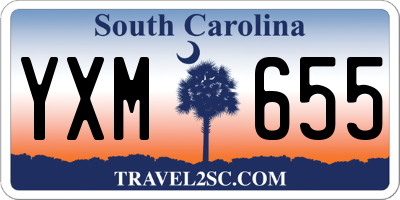 SC license plate YXM655