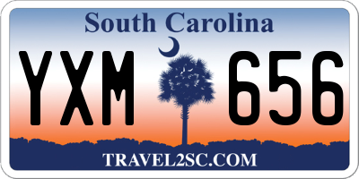 SC license plate YXM656