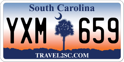 SC license plate YXM659