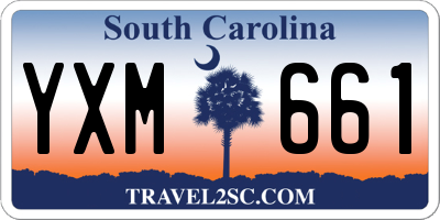 SC license plate YXM661