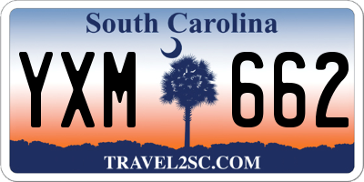 SC license plate YXM662