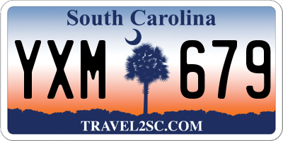 SC license plate YXM679