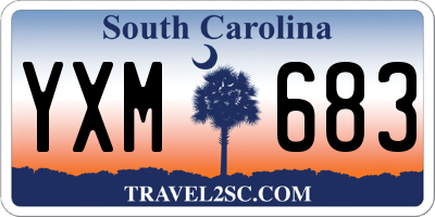 SC license plate YXM683