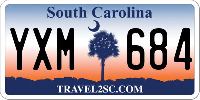 SC license plate YXM684