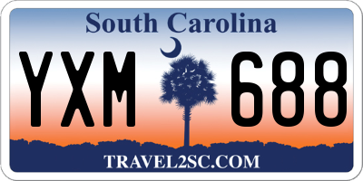 SC license plate YXM688
