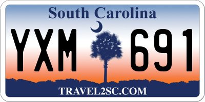 SC license plate YXM691